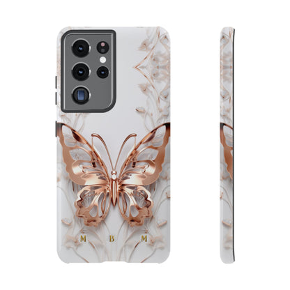 Rose Gold Butterfly Samsung Galaxy S Tough Case