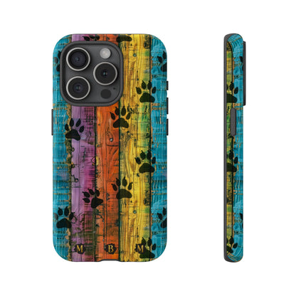 Rainbow Paws iPhone Case