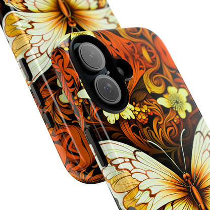 Vintage Orange iPhone Tough Case