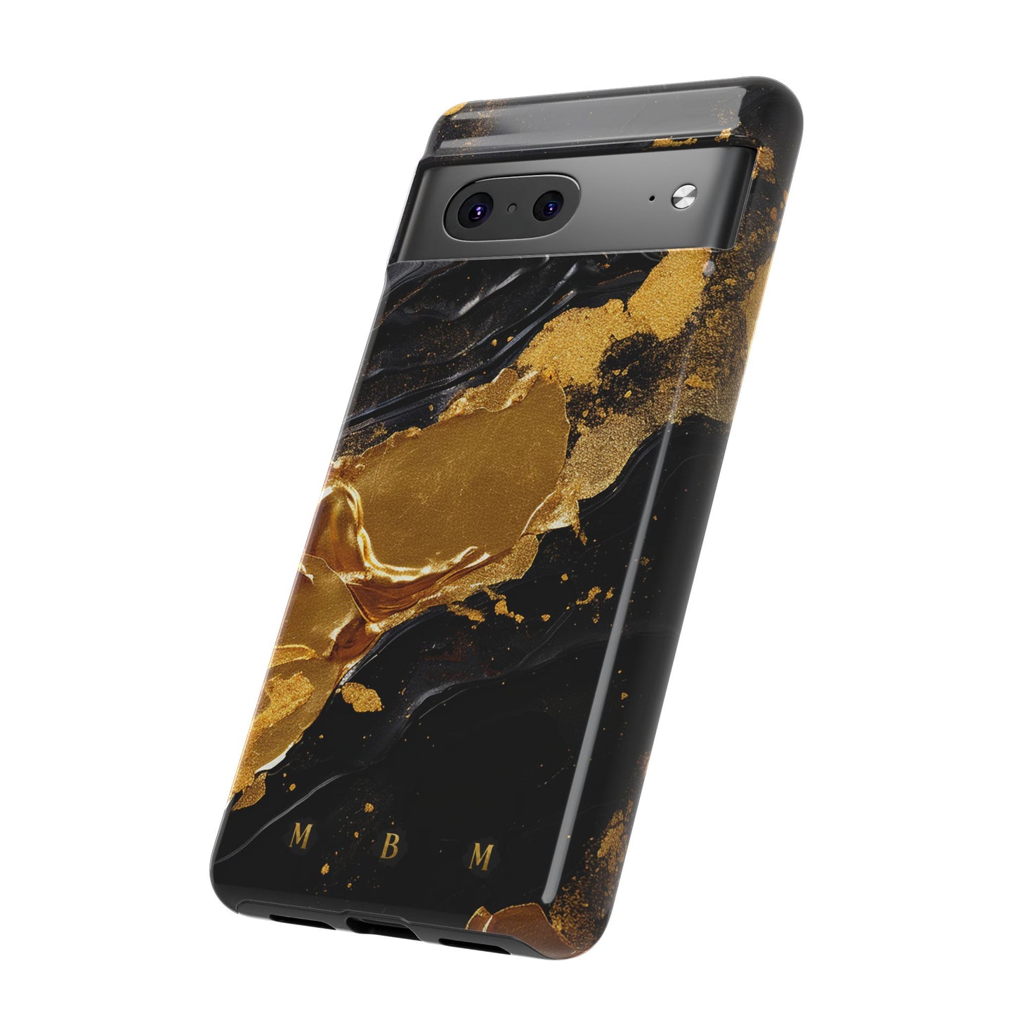 Black Gold Google Pixel Tough Case