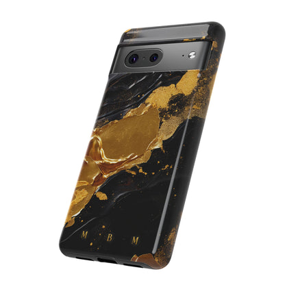 Black Gold Google Pixel Tough Case