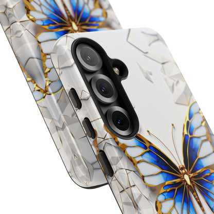 Sapphire Butterfly Samsung Galaxy S Tough Case