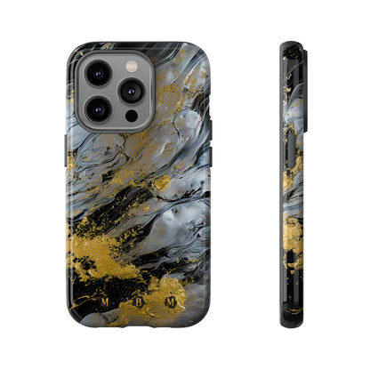 Tarnished Silver iPhone Tough Case