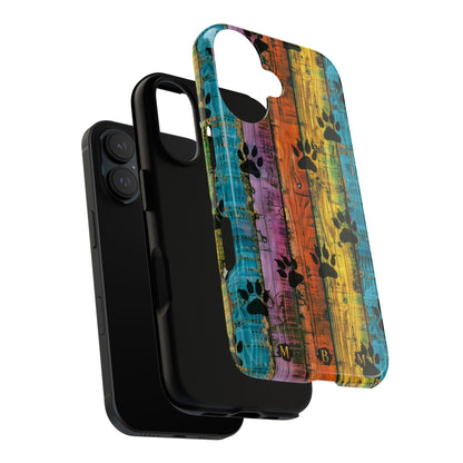 Rainbow Paws iPhone Case