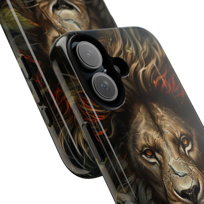 Dark Lion iPhone Tough Case