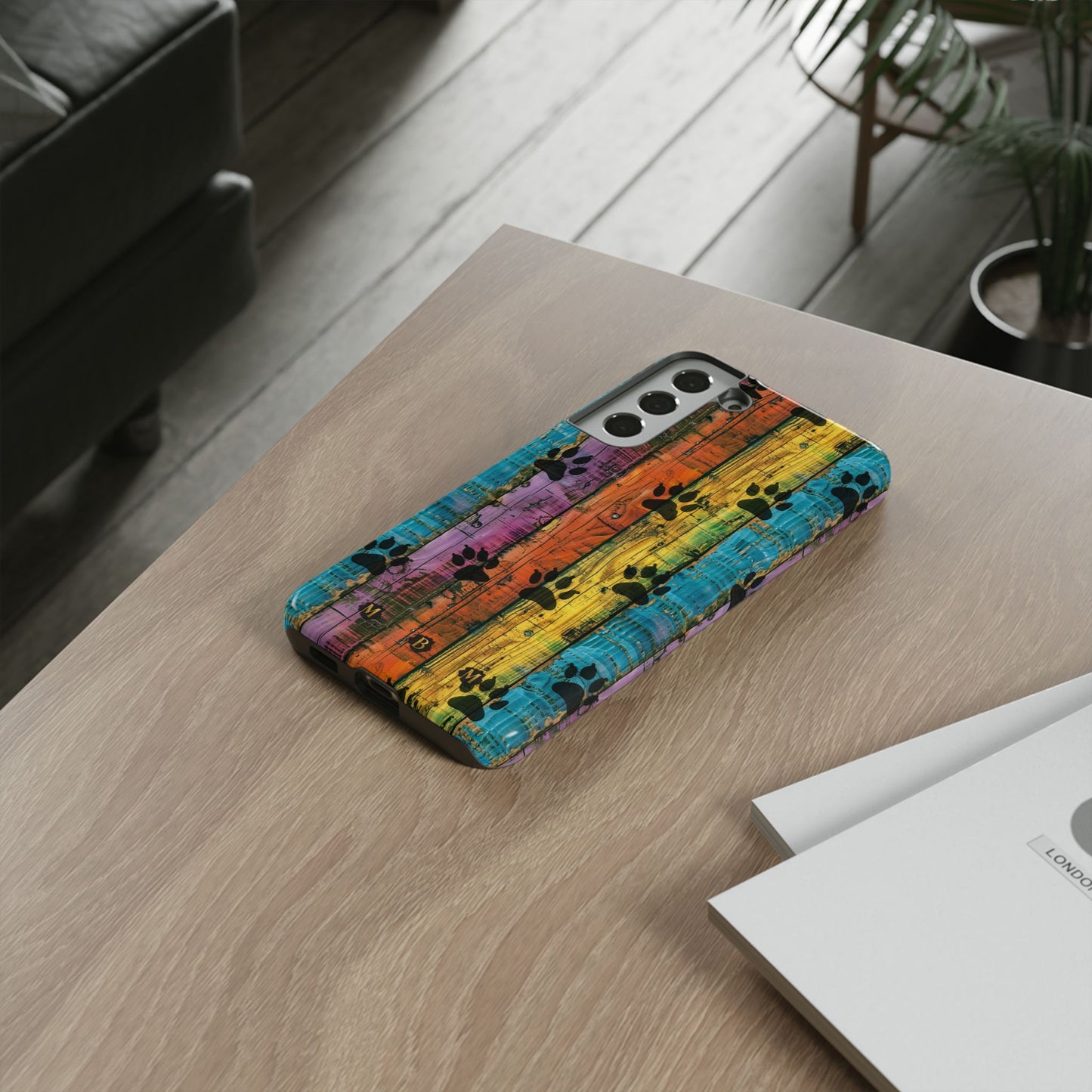 Rainbow Paws Samsung Galaxy S Tough Case