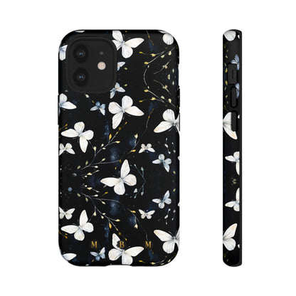 White Butterflies iPhone Tough Case