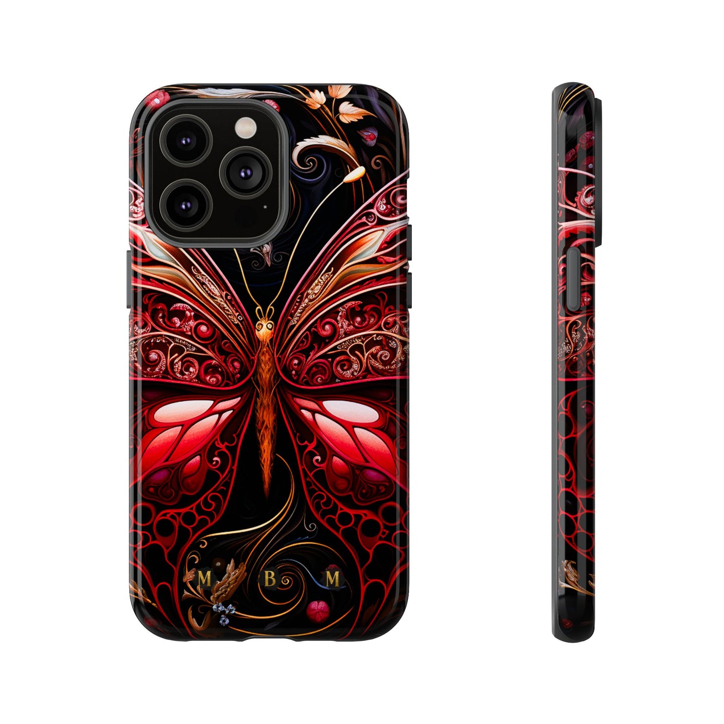 Red Butterfly iPhone Tough Case