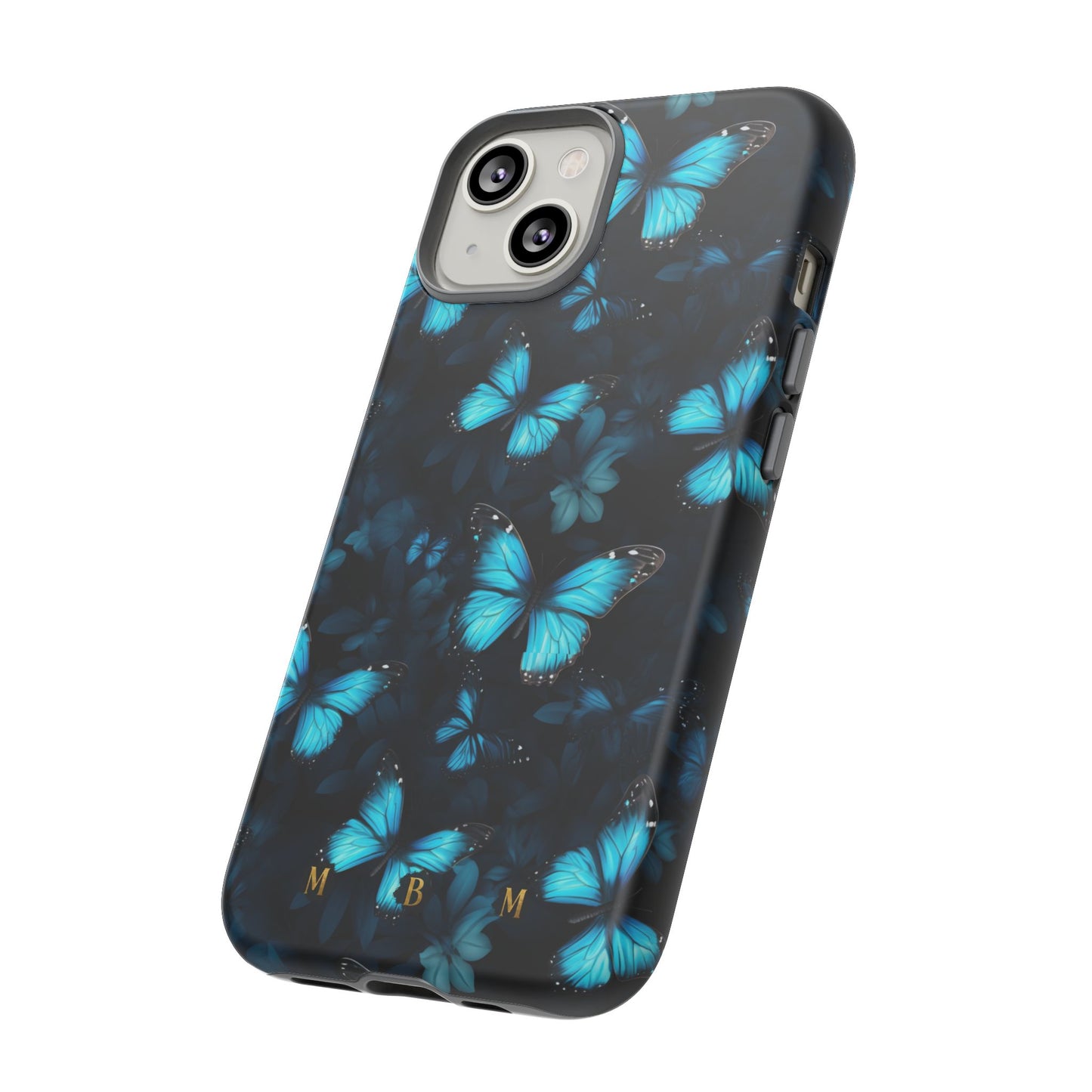 Blue Butterflies iPhone Tough Case