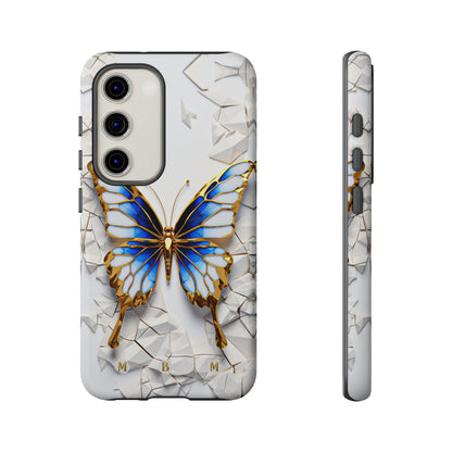 Sapphire Butterfly Samsung Galaxy S Tough Case