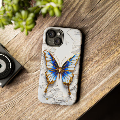 Sapphire Butterfly iPhone Tough Case
