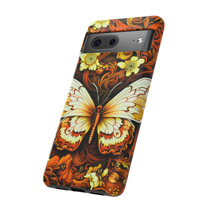 Vintage Orange Google Pixel Tough Case