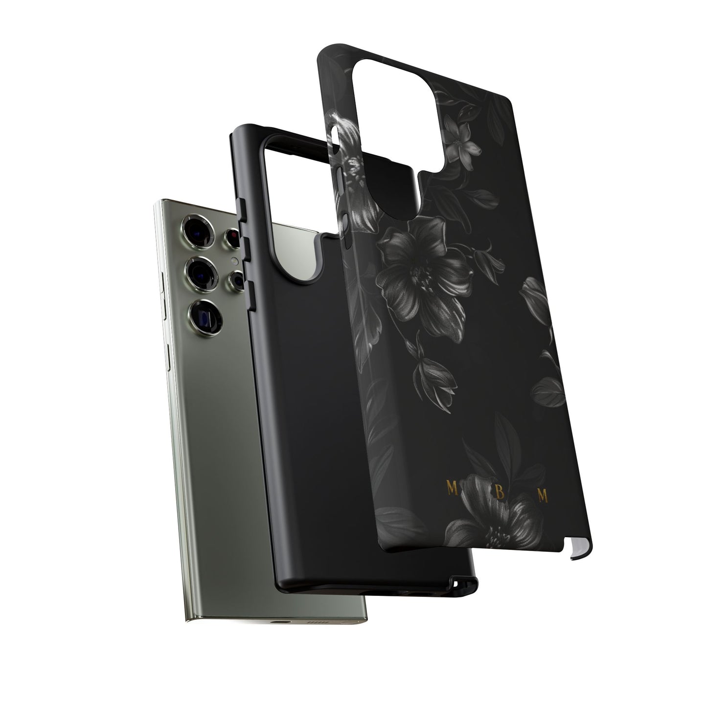 Midnight Flora Samsung Galaxy S Tough Case