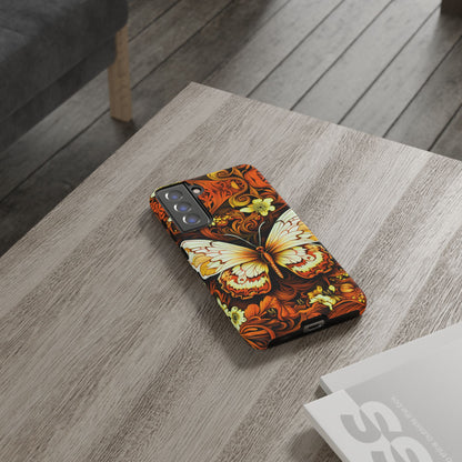 Vintage Orange Samsung Galaxy S Tough Case