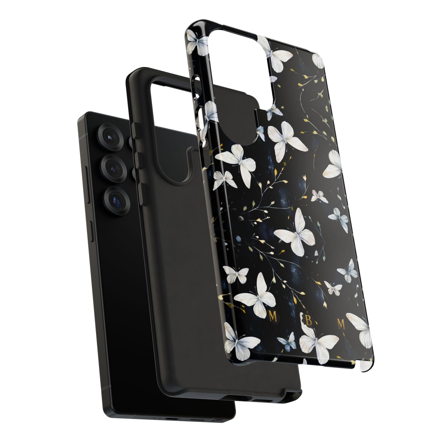 White Butterflies Samsung Galaxy S Tough Case