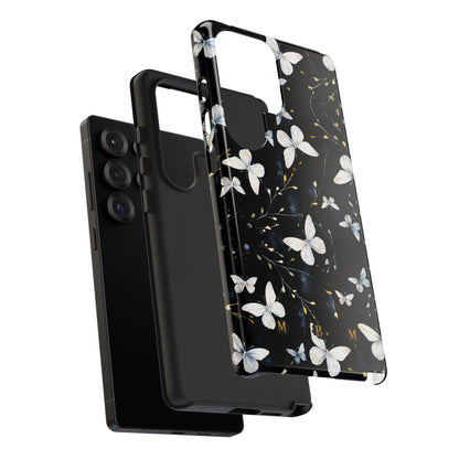White Butterflies Samsung Galaxy S Tough Case