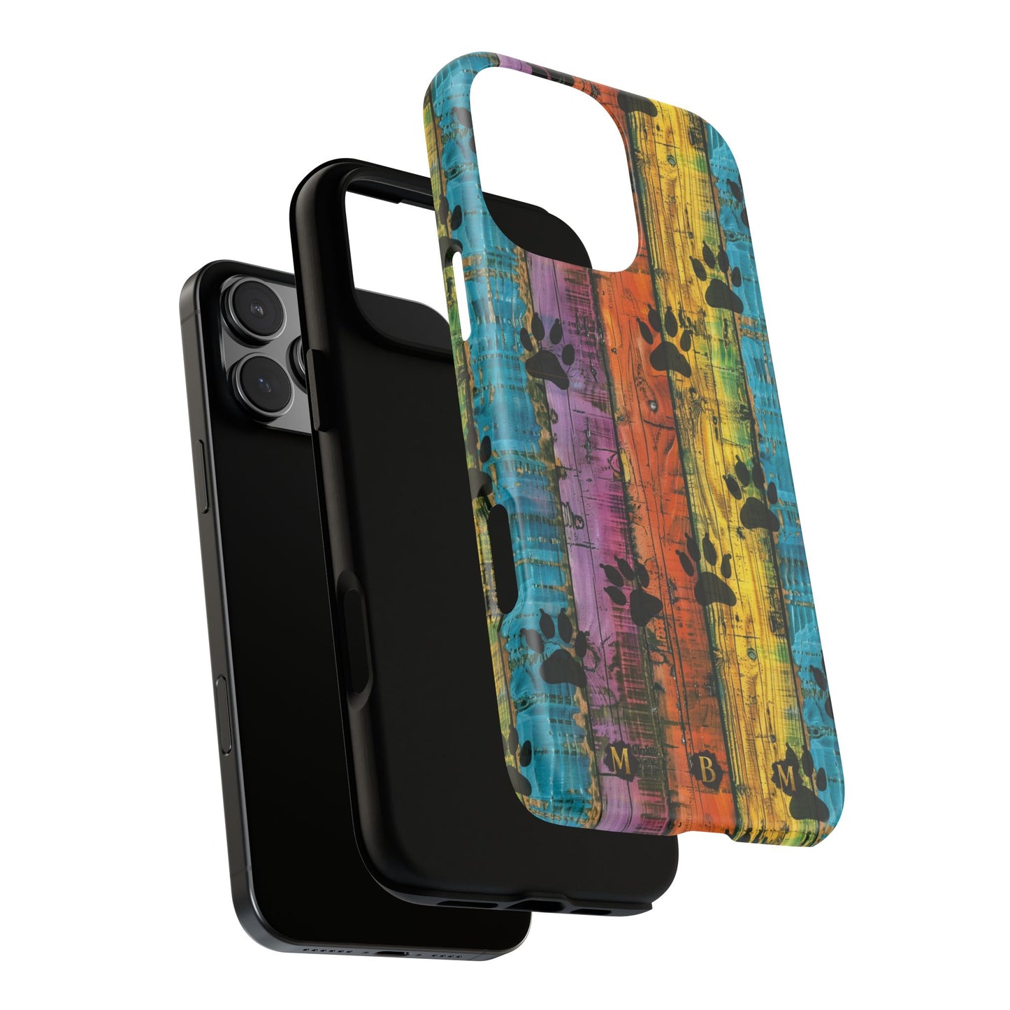 Rainbow Paws iPhone Case