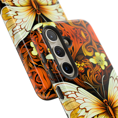 Vintage Orange Samsung Galaxy S Tough Case