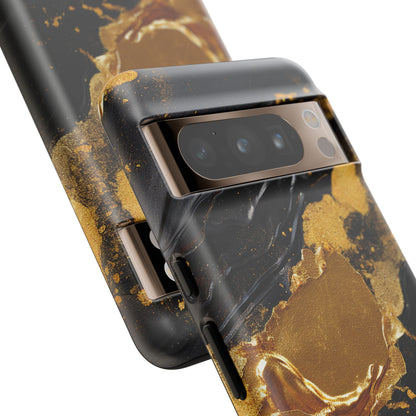 Black Gold Google Pixel Tough Case