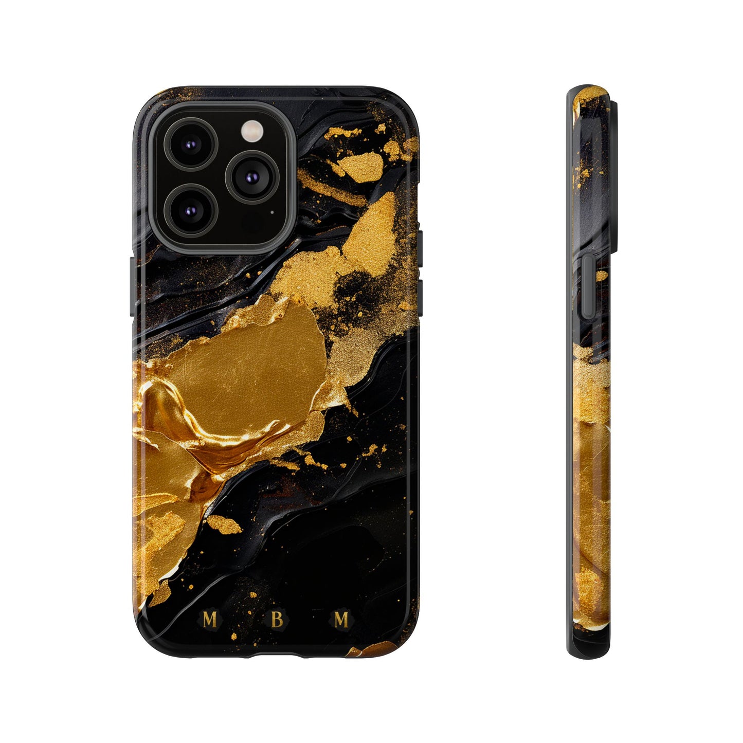 Black Gold iPhone Tough Case