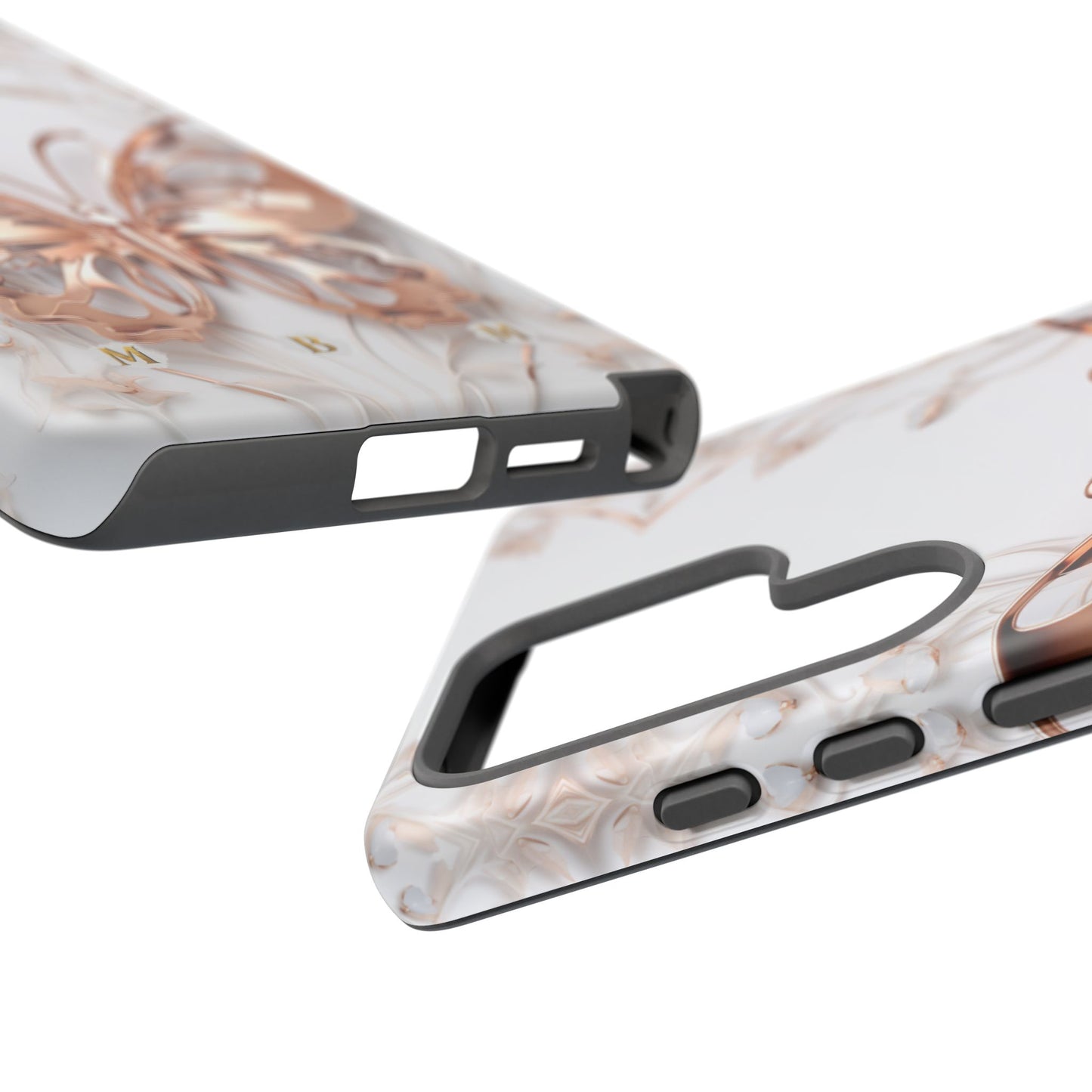 Rose Gold Butterfly Samsung Galaxy S Tough Case