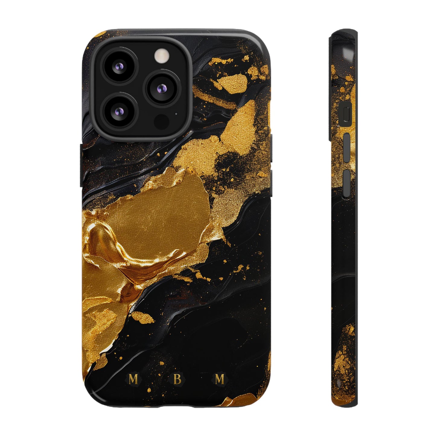 Black Gold iPhone Tough Case