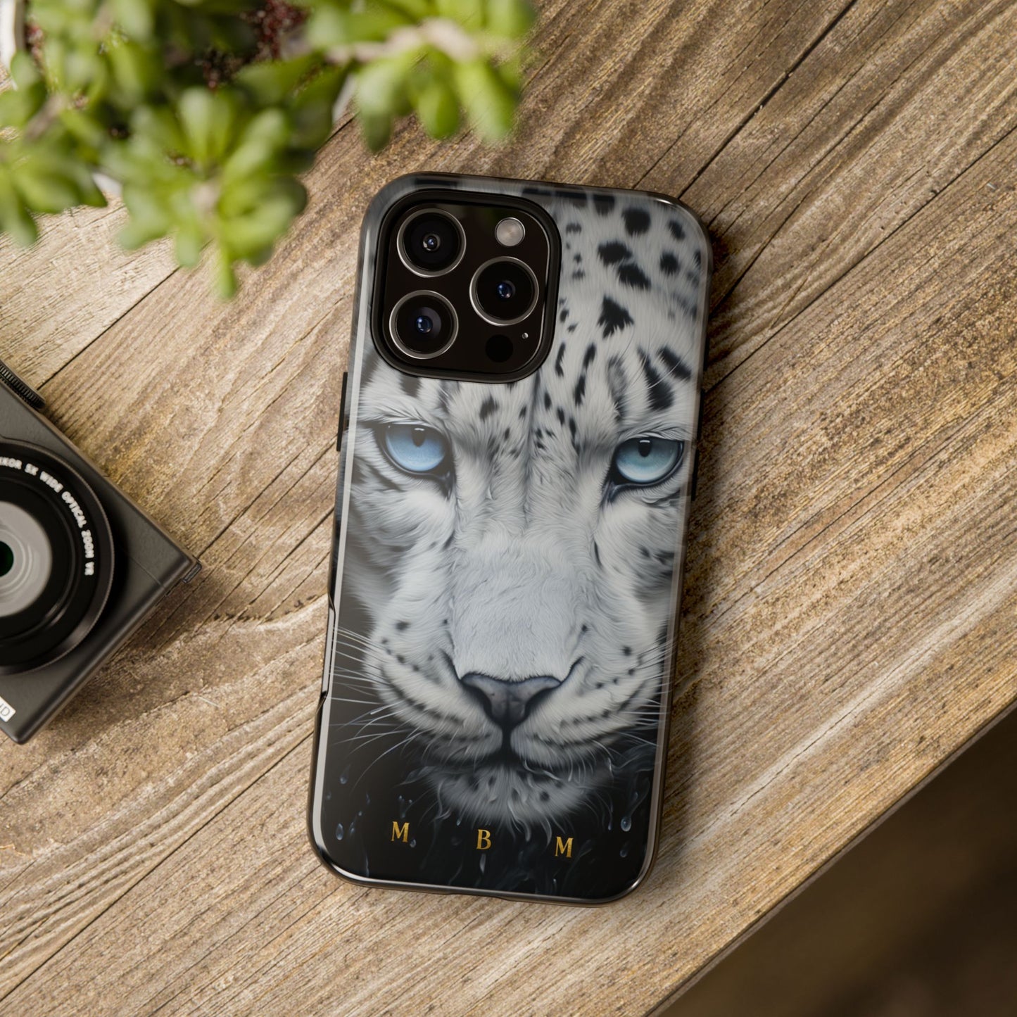 White Leopard iPhone Tough Case