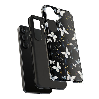 White Butterflies Samsung Galaxy S Tough Case