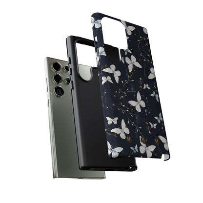 White Butterflies Samsung Galaxy S Tough Case