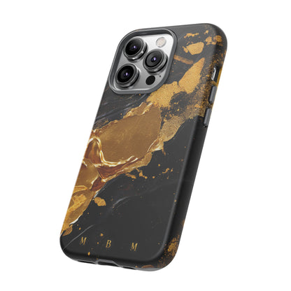 Black Gold iPhone Tough Case
