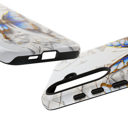 Sapphire Butterfly Samsung Galaxy S Tough Case