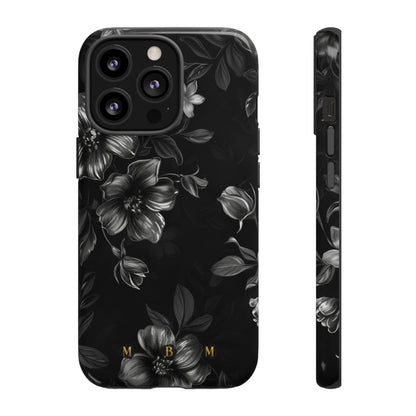 Midnight Flora iPhone Tough Case