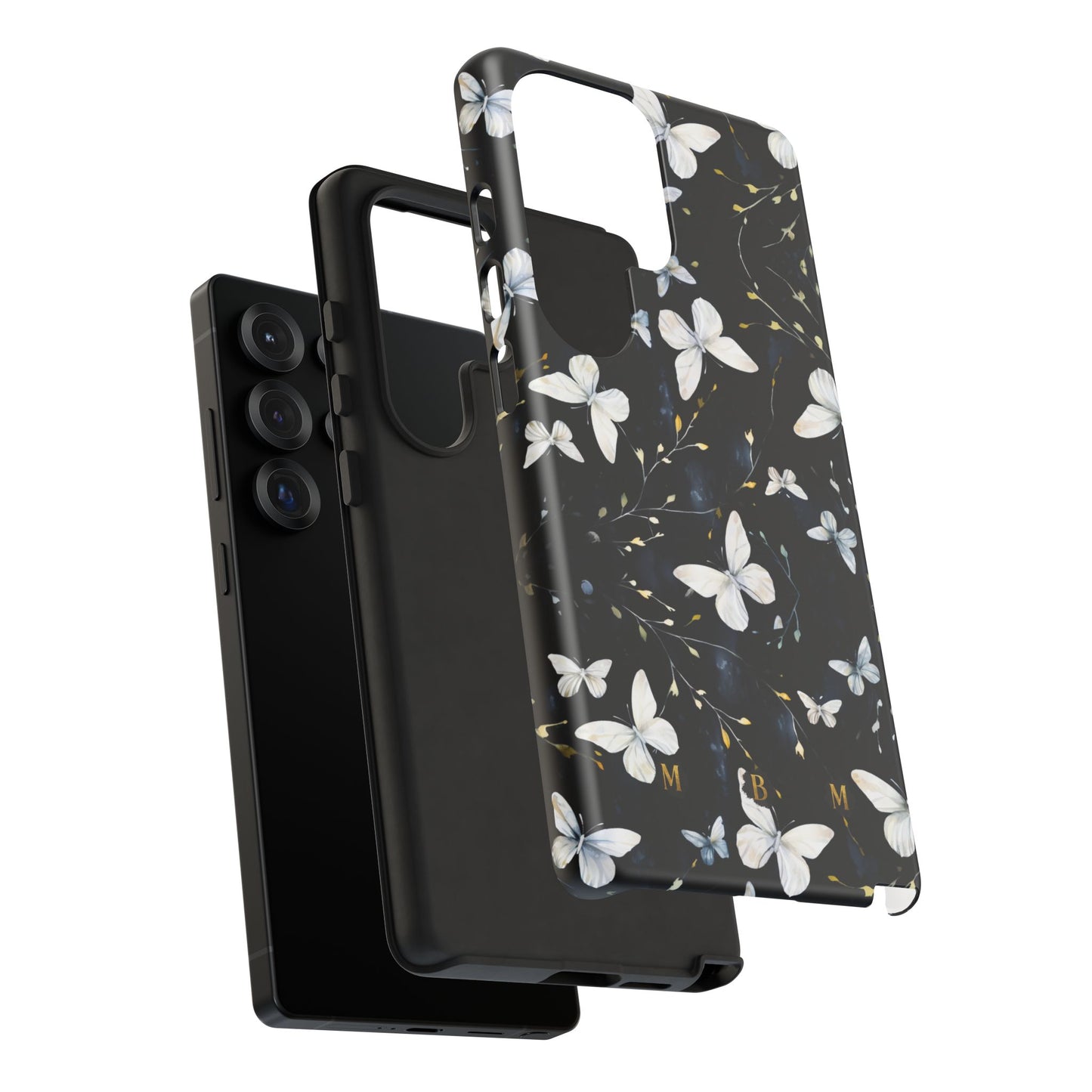 White Butterflies Samsung Galaxy S Tough Case