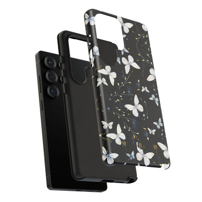 White Butterflies Samsung Galaxy S Tough Case