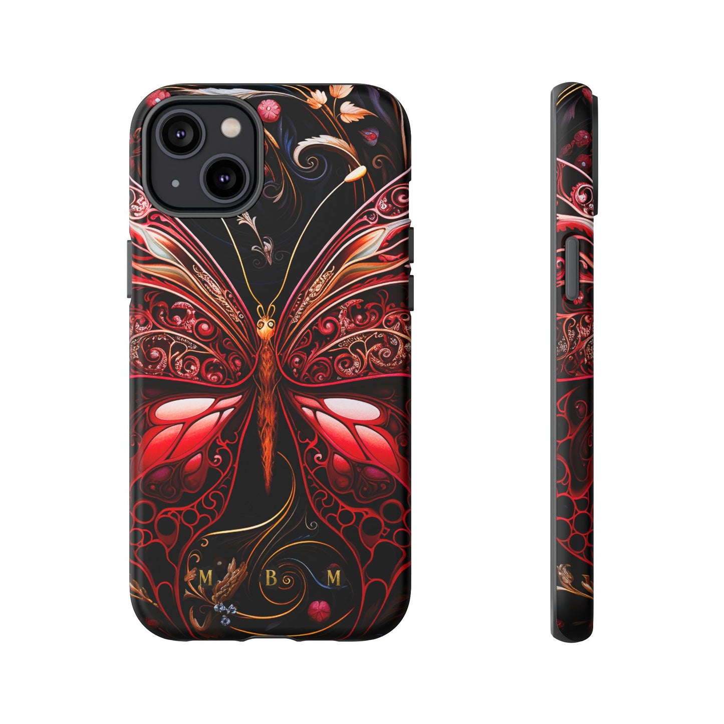 Red Butterfly iPhone Tough Case