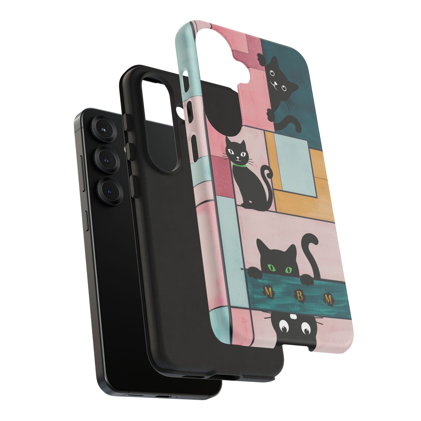 Block Cats Samsung Galaxy S Tough Case
