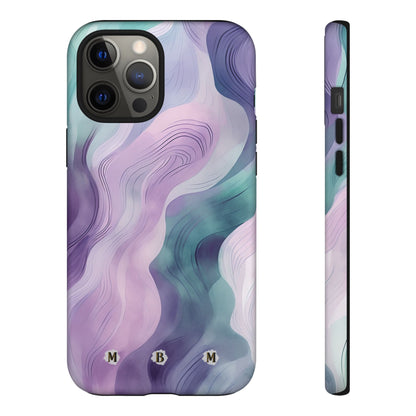 Pastel Wave iPhone Tough Case