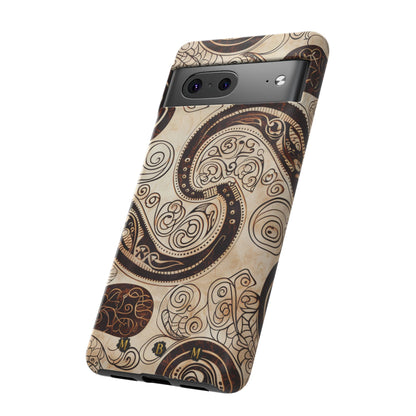 Sepia Scroll Google Pixel Tough Case