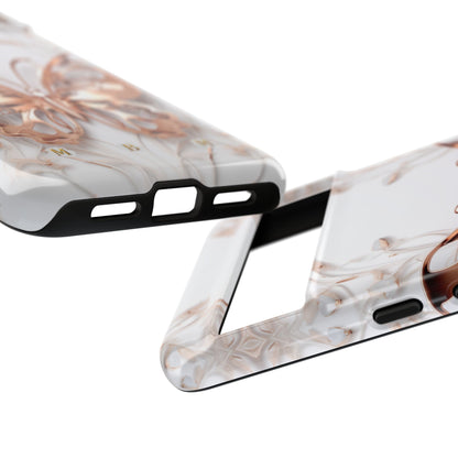 Rose Gold Butterfly Google Pixel Tough Case