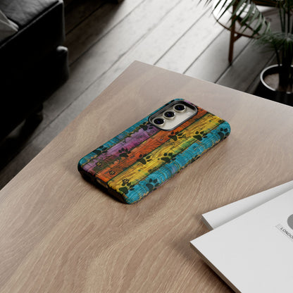 Rainbow Paws Samsung Galaxy S Tough Case