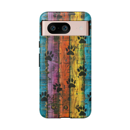 Rainbow Paws Google Pixel Tough Case