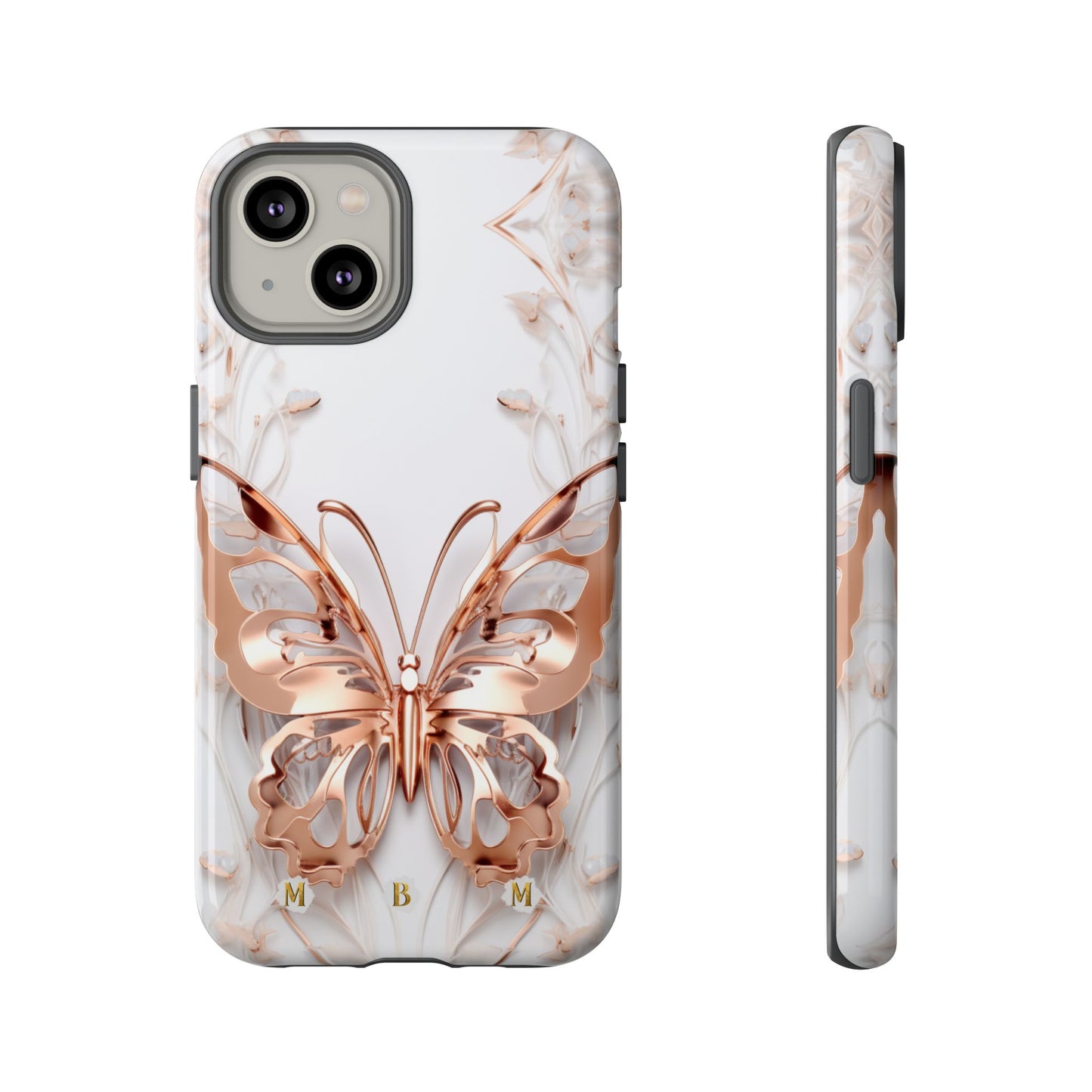 Rose Gold Butterfly iPhone Case