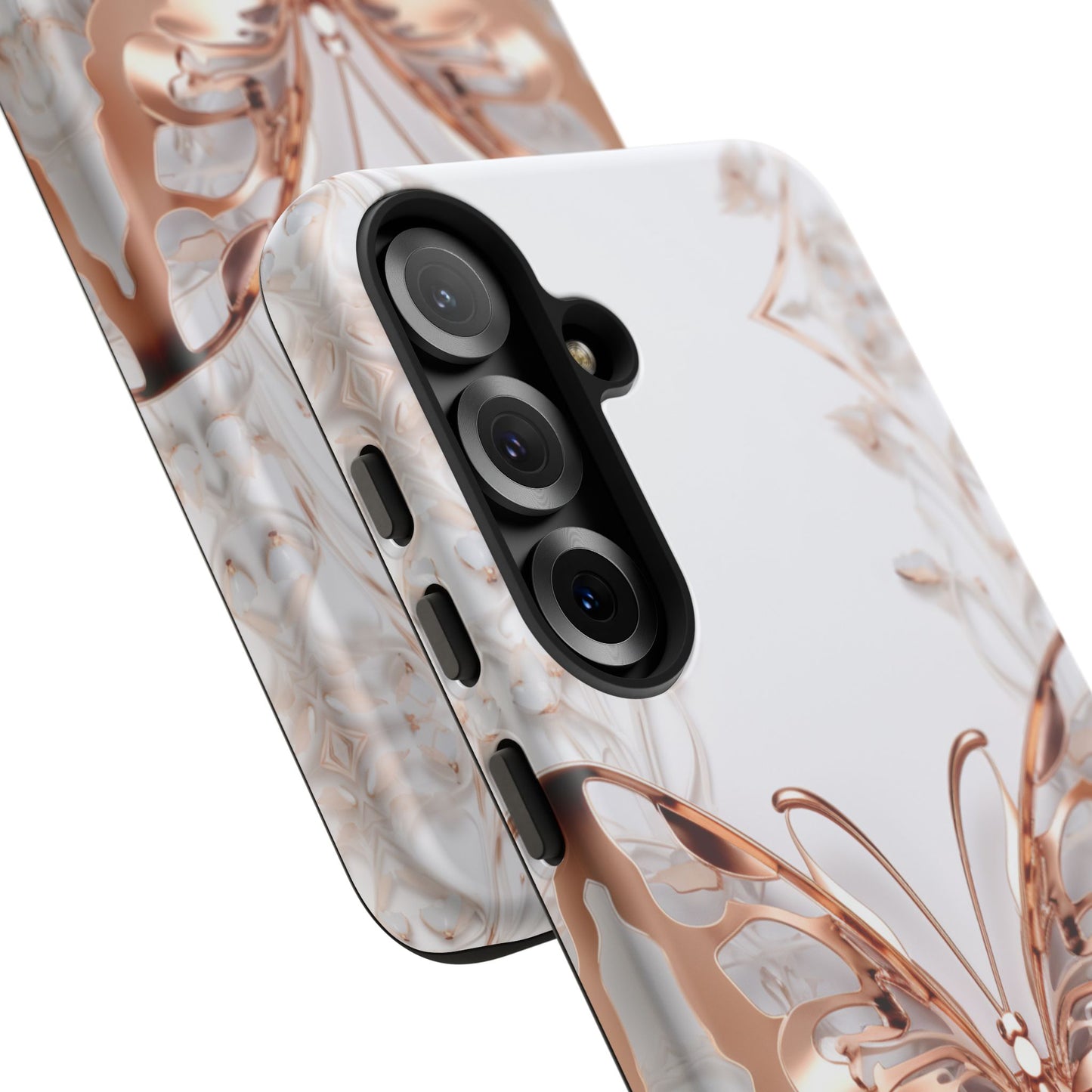 Rose Gold Butterfly Samsung Galaxy S Tough Case