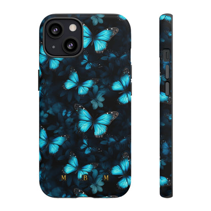 Blue Butterflies iPhone Tough Case