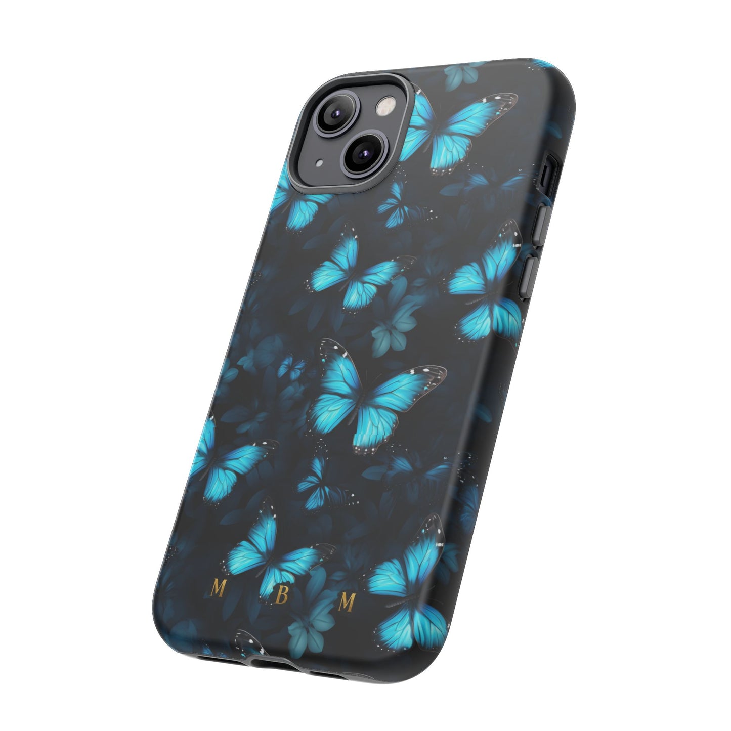 Blue Butterflies iPhone Tough Case