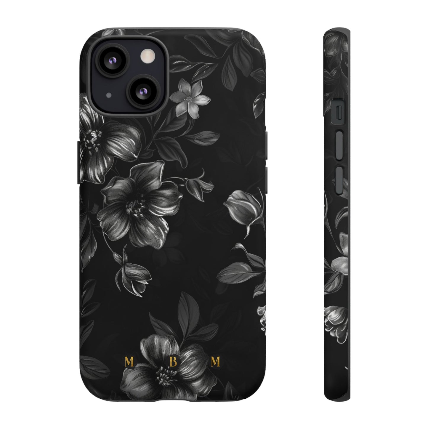 Midnight Flora iPhone Tough Case