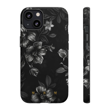 Midnight Flora iPhone Tough Case