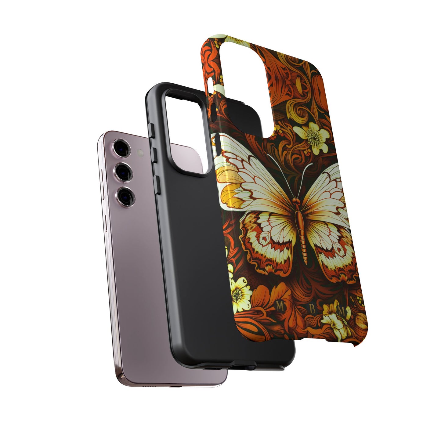 Vintage Orange Samsung Galaxy S Tough Case
