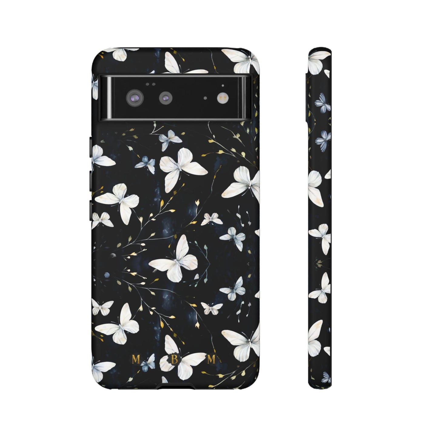 White Butterflies Google Pixel Tough Case