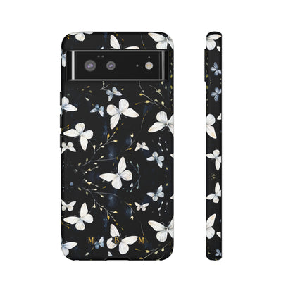 White Butterflies Google Pixel Tough Case